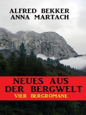 cover image of Vier Bergromane